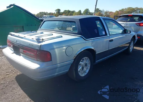 1992 Mercury Cougar Ls из США, поврежденный, VIN 1MEPM6047NH601891